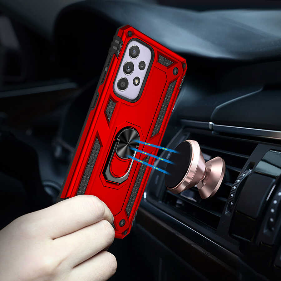 Galaxy A33 5G Kılıf Zore Vega Kapak Mavi