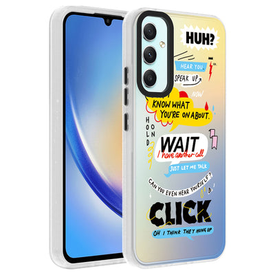 Galaxy A34 Kılıf Desenli Zore Dragon Sert Kapak Kelimeler