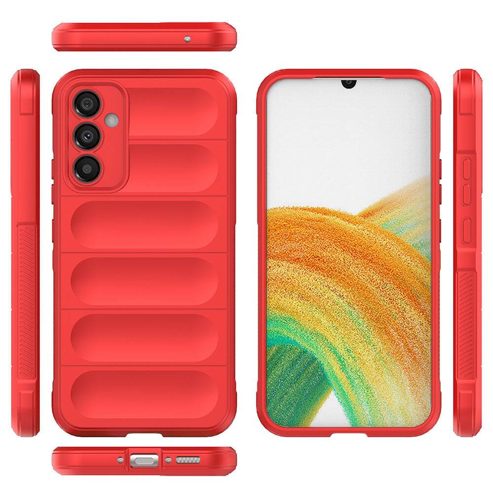 Galaxy A34 Kılıf Esnek TPU Oyuklu Arka Yüzey Tasarımlı Zore Etnik Silikon Kapak Siyah