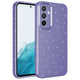 Galaxy A34 Kılıf Kamera Korumalı Simli Lüks Zore Koton Kapak Mor