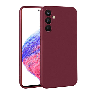 Galaxy A34 Kılıf Zore Premier Silikon Kapak Mürdüm