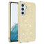 Galaxy A34 Kılıf Zore Shining Silikon Gold