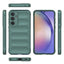 Galaxy A35 Kılıf Esnek TPU Oyuklu Arka Yüzey Tasarımlı Zore Etnik Silikon Kapak Koyu Yeşil