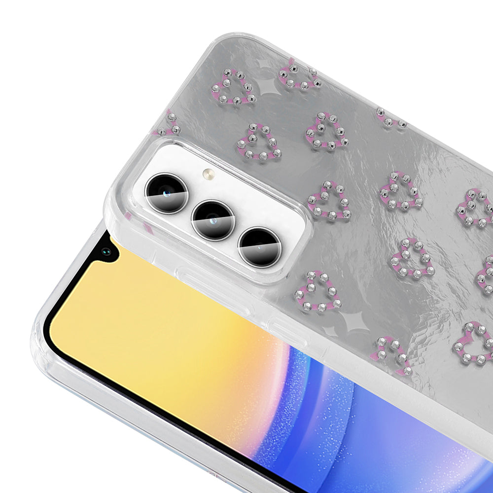 Galaxy A35 Kılıf Kamera Korumalı Figürlü Zore Ponti Silikon Kapak Açık Mavi