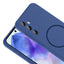 Galaxy A35 Kılıf M-safe Şarj Özellikli Zore Meta Kapak Kahverengi