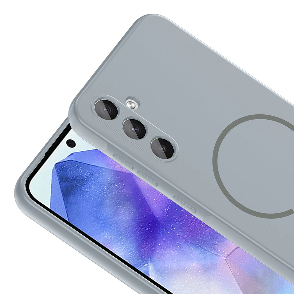 Galaxy A35 Kılıf M-safe Şarj Özellikli Zore Meta Kapak Siyah