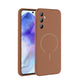 Galaxy A35 Kılıf M-safe Şarj Özellikli Zore Meta Kapak Kahverengi