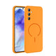 Galaxy A35 Kılıf M-safe Şarj Özellikli Zore Meta Kapak Turuncu