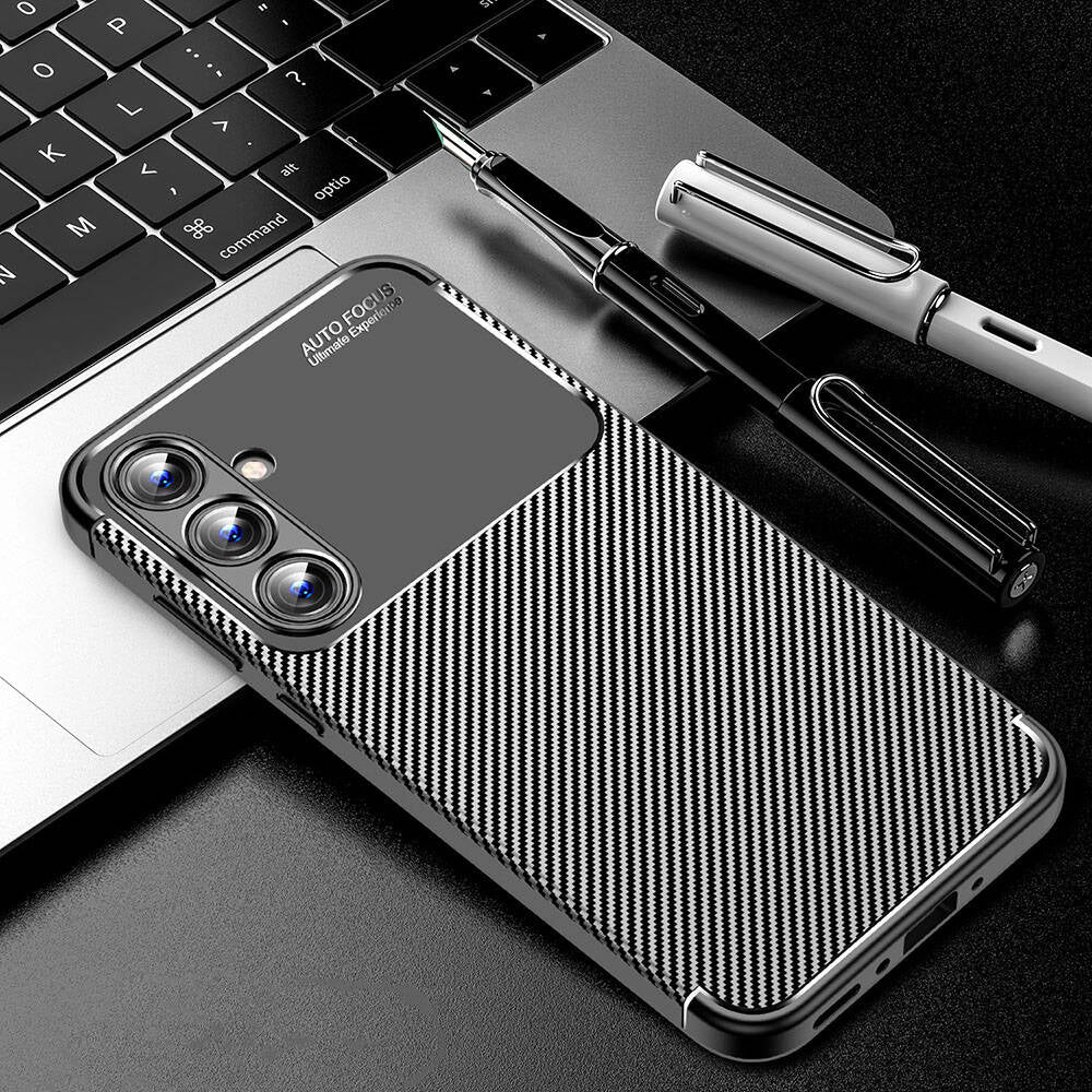 Galaxy A35 Kılıf Zore Negro Silikon Kapak Siyah