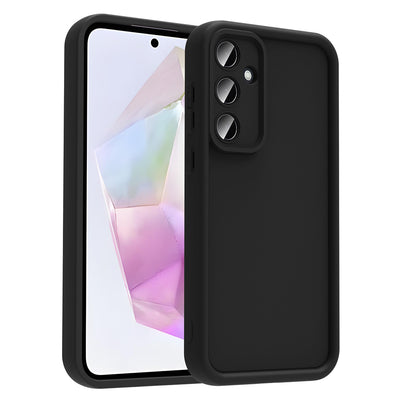 Galaxy A36 Kılıf Kamera Korumalı Zore Ananas Kapak Siyah