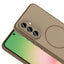 Galaxy A36 Kılıf M-safe Şarj Özellikli Zore Tea Kapak Gold