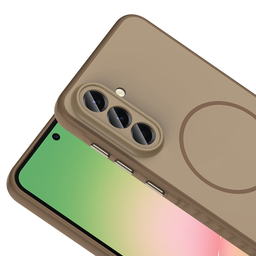 Galaxy A36 Kılıf M-safe Şarj Özellikli Zore Tea Kapak Lacivert
