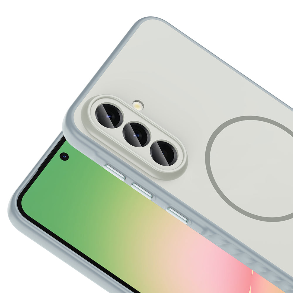 Galaxy A36 Kılıf M-safe Şarj Özellikli Zore Tea Kapak Lacivert