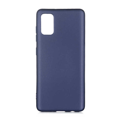Galaxy A41 Kılıf Zore Premier Silikon Kapak Lacivert