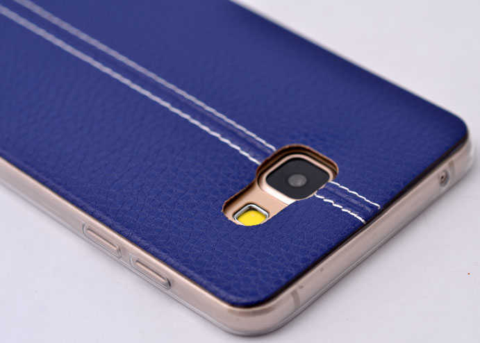 Galaxy A5 2016 Kılıf Zore Epix Silikon Kahverengi