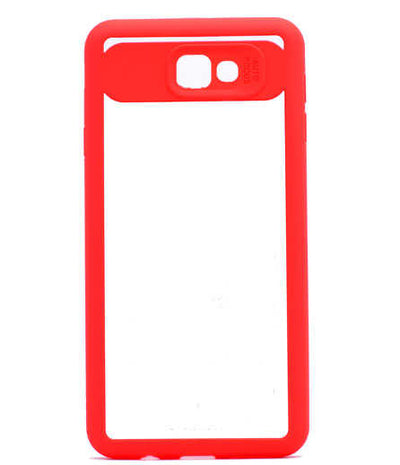 Galaxy A5 2017 Kılıf Zore Buttom Kapak Kırmızı