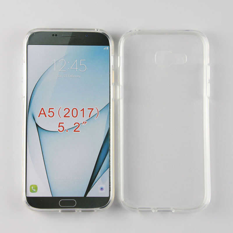 Galaxy A5 2017 Kılıf Zore Süper Silikon Kapak Renksiz