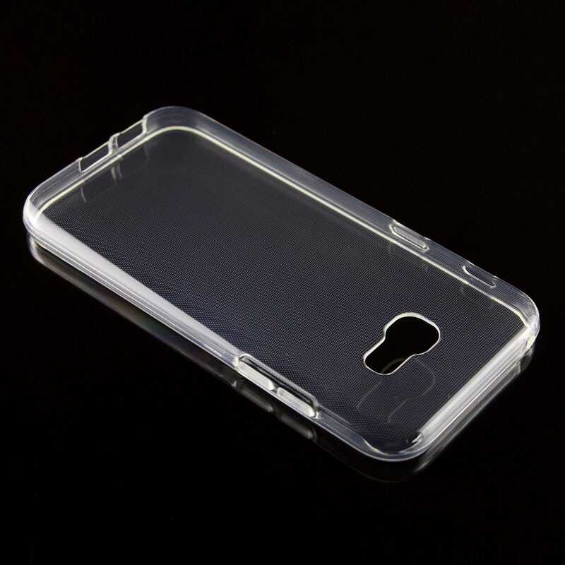 Galaxy A5 2017 Kılıf Zore Süper Silikon Kapak Renksiz