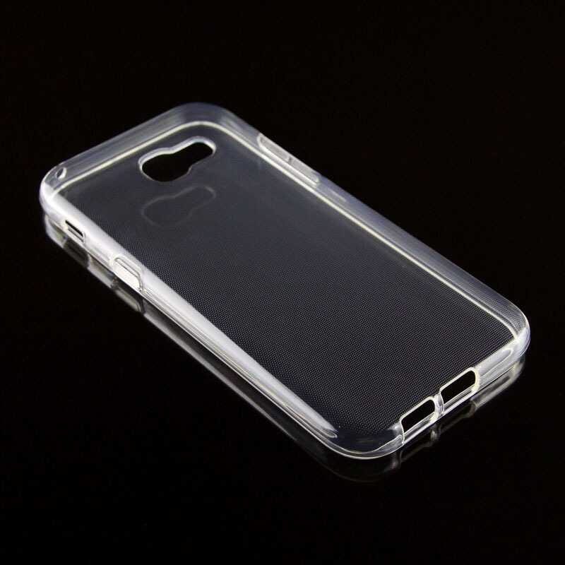 Galaxy A5 2017 Kılıf Zore Süper Silikon Kapak Renksiz