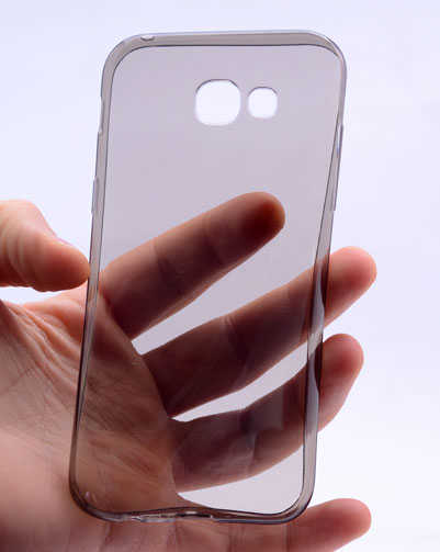 Galaxy A5 2017 Zore Ultra İnce Silikon 0.2 mm Mavi