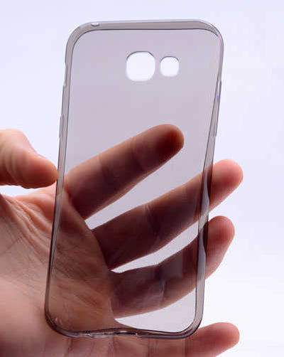 Galaxy A5 2017 Zore Ultra İnce Silikon 0.2 mm Pembe