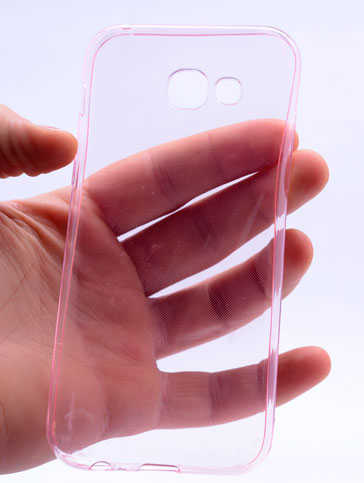 Galaxy A5 2017 Zore Ultra İnce Silikon 0.2 mm Pembe