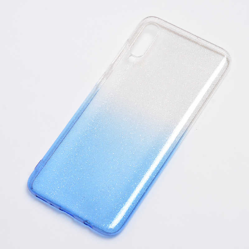 Galaxy A50 Kılıf Zore Fogy Silikon Mavi