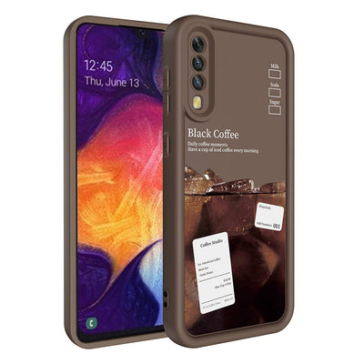 Galaxy A50 Kılıf Kamera Korumalı Baskılı Arka Yüzey Zore Klas Kapak Beyaz