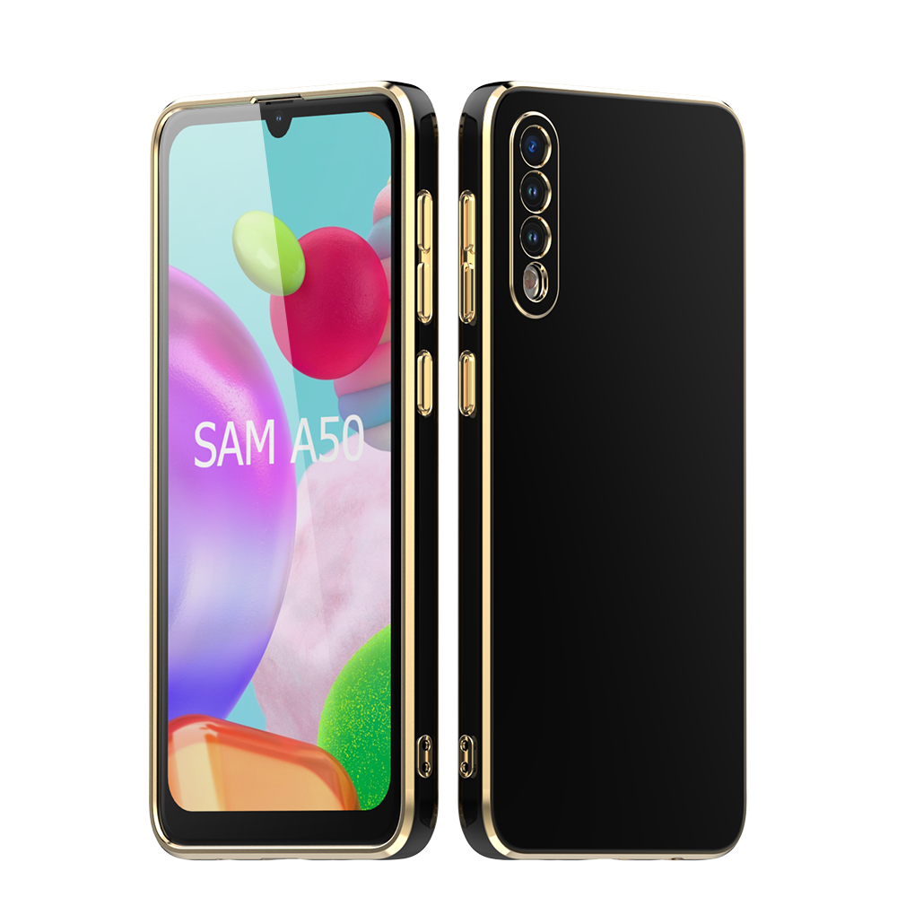 Galaxy A50 Kılıf Zore Bark Kapak Rose Gold
