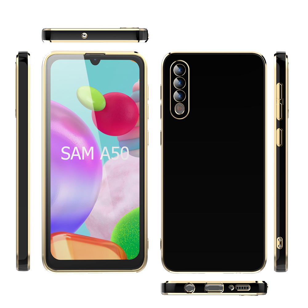 Galaxy A50 Kılıf Zore Bark Kapak Koyu Yeşil