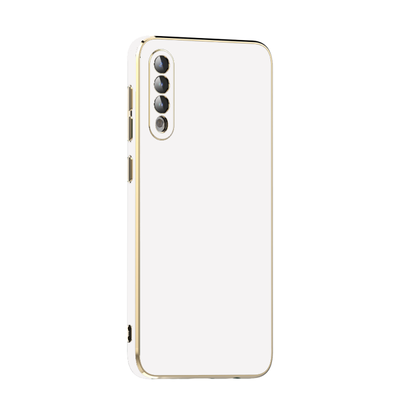 Galaxy A50 Kılıf Zore Bark Kapak Beyaz