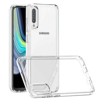 Galaxy A50 Kılıf Zore Coss Kapak Renksiz