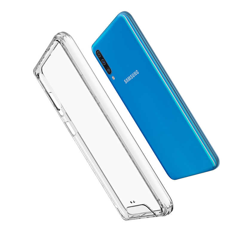 Galaxy A50 Kılıf Zore Gard Silikon Renksiz