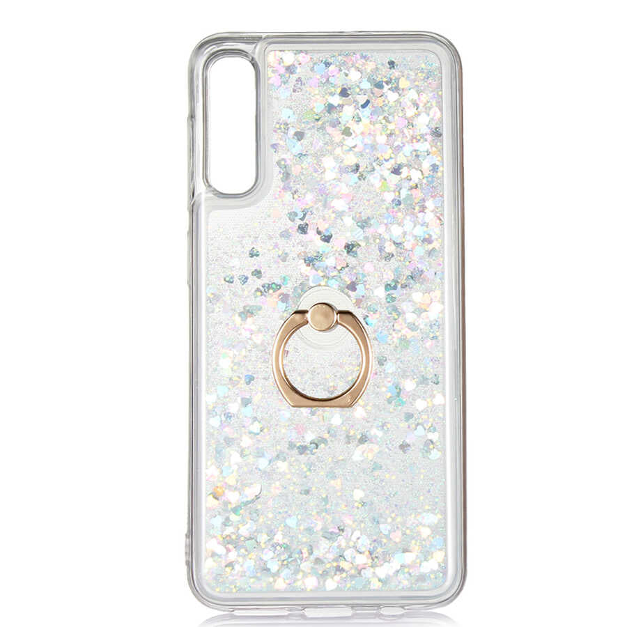 Galaxy A50 Kılıf Zore Milce Kapak Gümüş