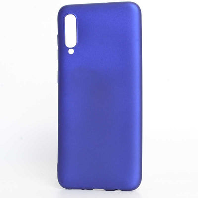Galaxy A50 Kılıf Zore Premier Silikon Kapak Saks Mavi
