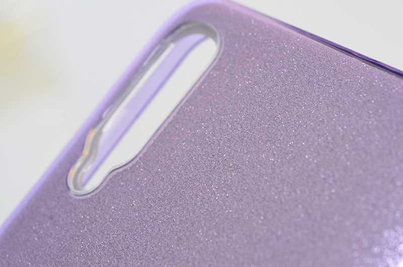 Galaxy A50 Kılıf Zore Shining Silikon Mavi