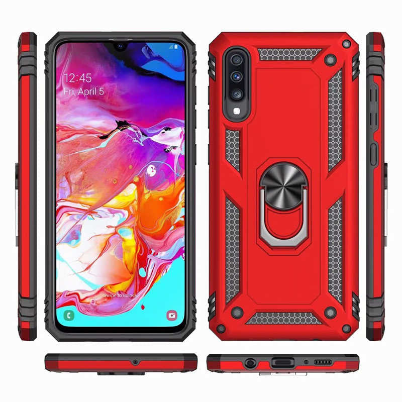 Galaxy A50 Kılıf Zore Vega Kapak Kırmızı
