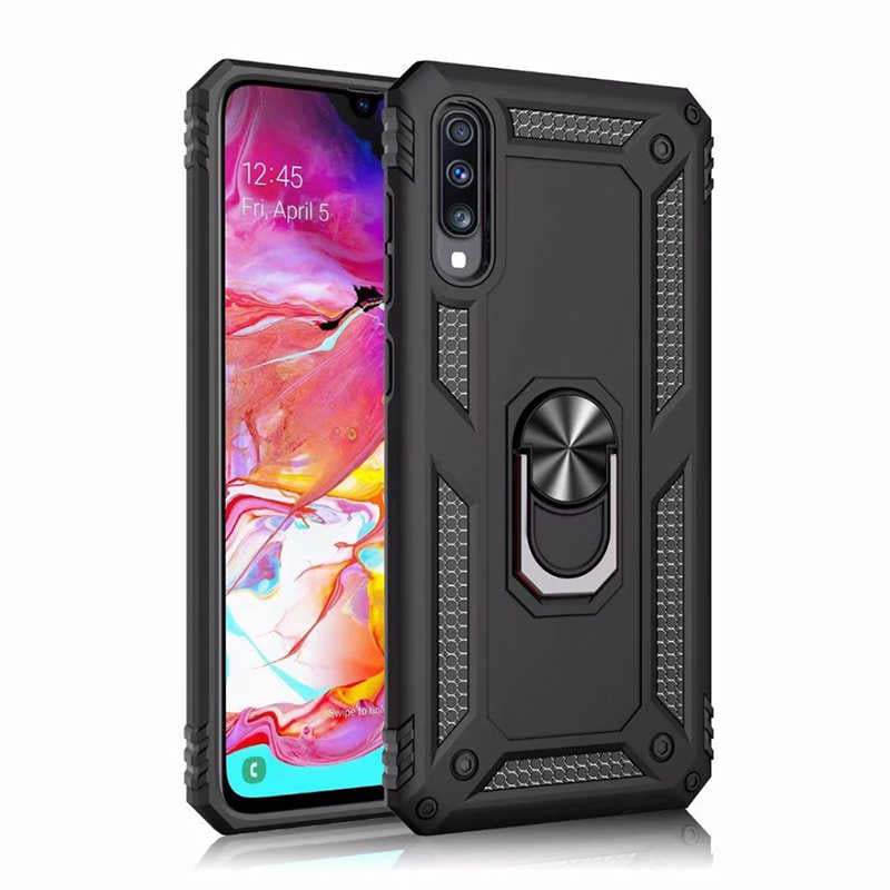 Galaxy A50 Kılıf Zore Vega Kapak Siyah