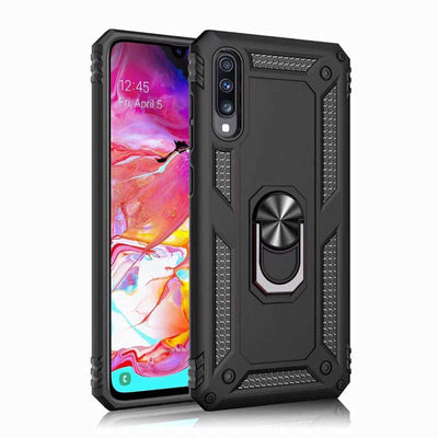 Galaxy A50 Kılıf Zore Vega Kapak Siyah