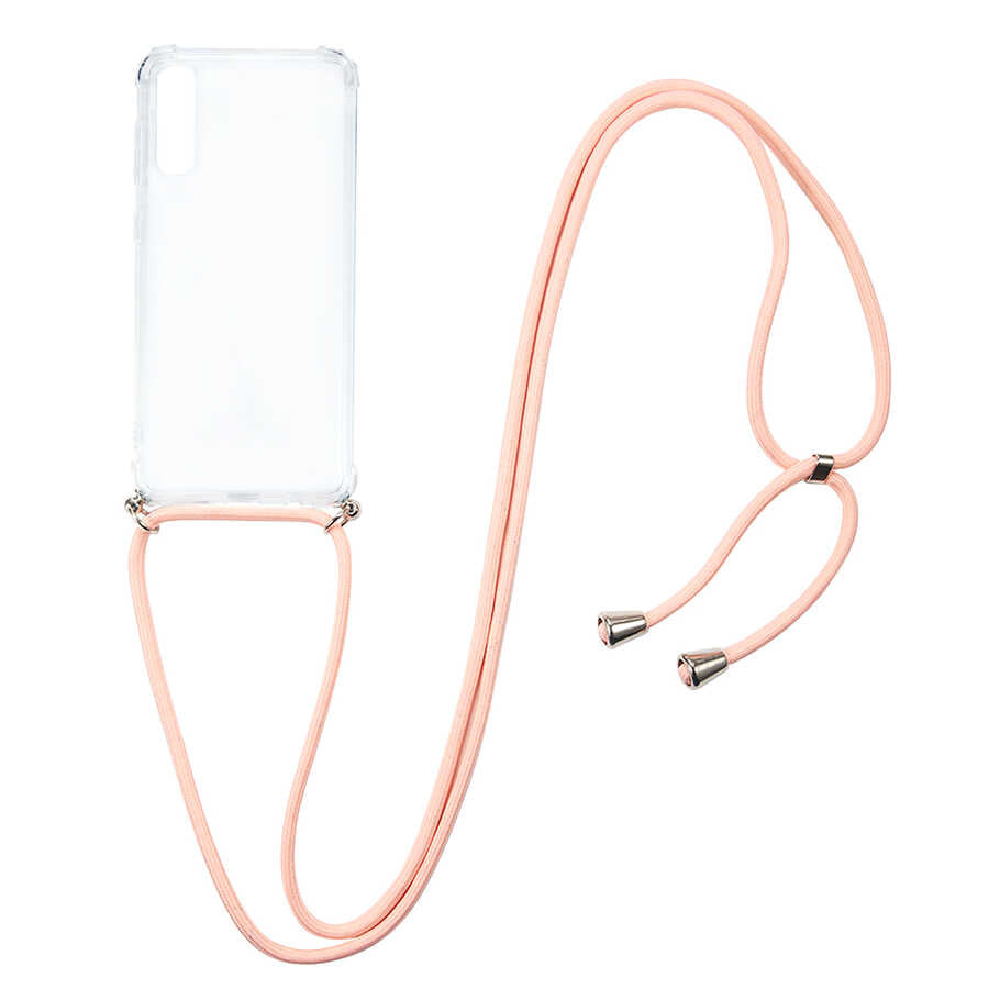 Galaxy A50 Kılıf Zore X-Rop Kapak Renksiz