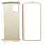 Galaxy A51 Kılıf Zore 360 3 Parçalı Rubber Kapak Gold