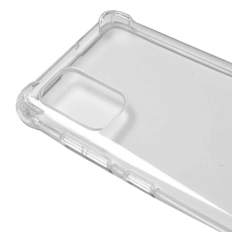 Galaxy A51 Kılıf Zore Kamera Korumalı Nitro Anti Shock Silikon Renksiz