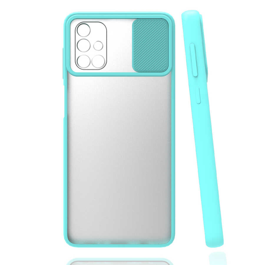 Galaxy A51 Kılıf Zore Lensi Kapak Lila