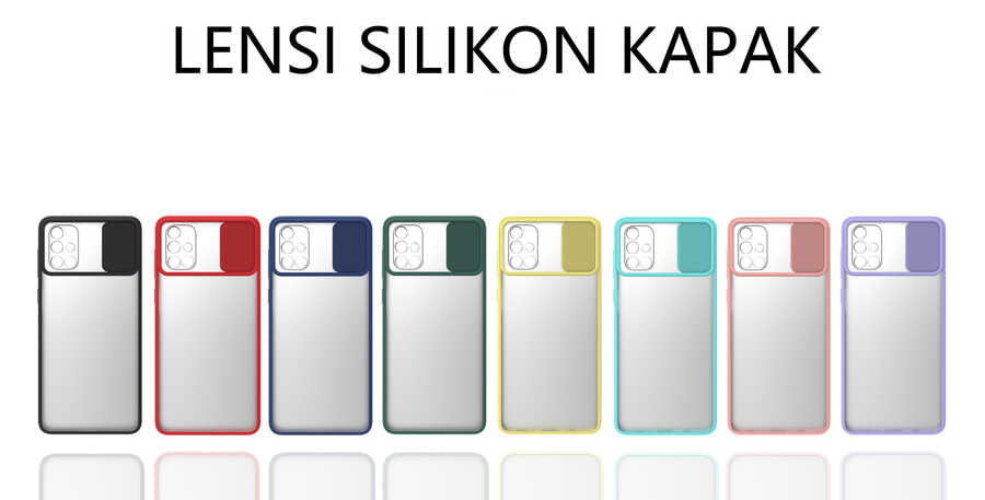 Galaxy A51 Kılıf Zore Lensi Kapak Pembe Açık