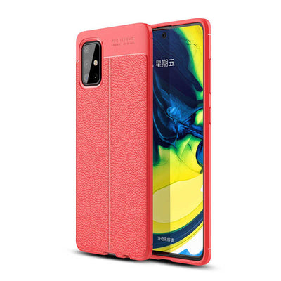 Galaxy A51 Kılıf Zore Niss Silikon Kapak Kırmızı