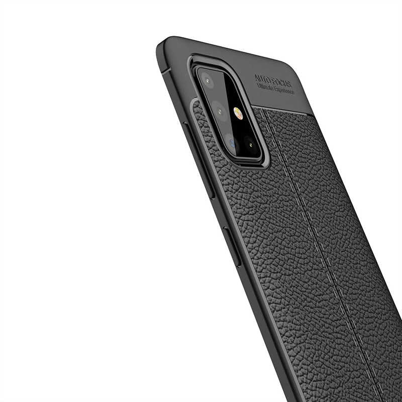 Galaxy A51 Kılıf Zore Niss Silikon Kapak Kırmızı