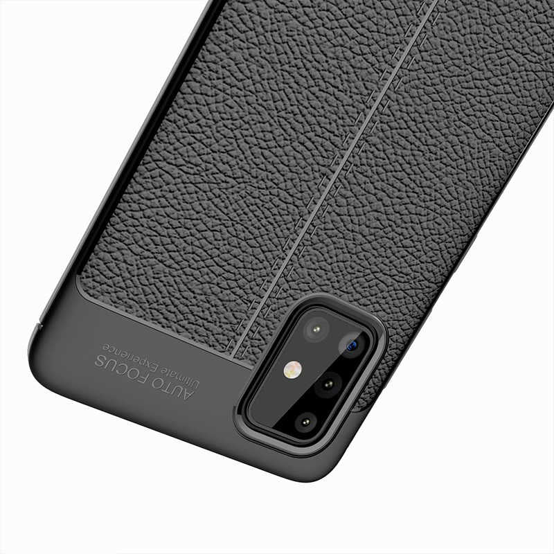 Galaxy A51 Kılıf Zore Niss Silikon Kapak Kırmızı