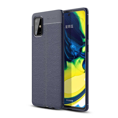 Galaxy A51 Kılıf Zore Niss Silikon Kapak Lacivert