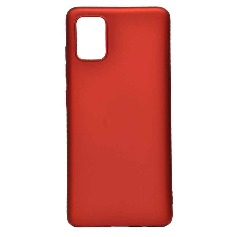 Galaxy A51 Kılıf Zore Premier Silikon Kapak Saks Mavi