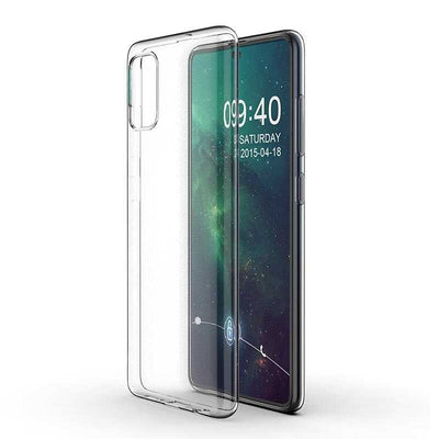 Galaxy A51 Kılıf Zore Süper Silikon Kapak Renksiz